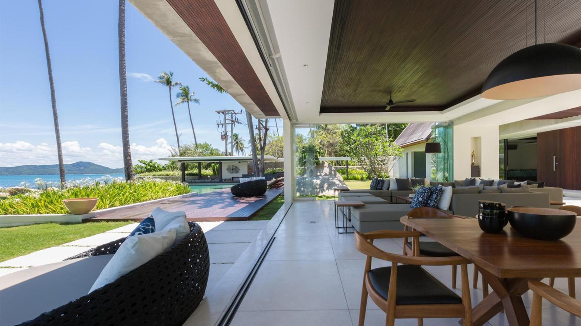 Fashionable Villa Malabar Beachfront 5 Bedrooms Plus 2 Kid'S Bedrooms Laem Sor Екстериор снимка