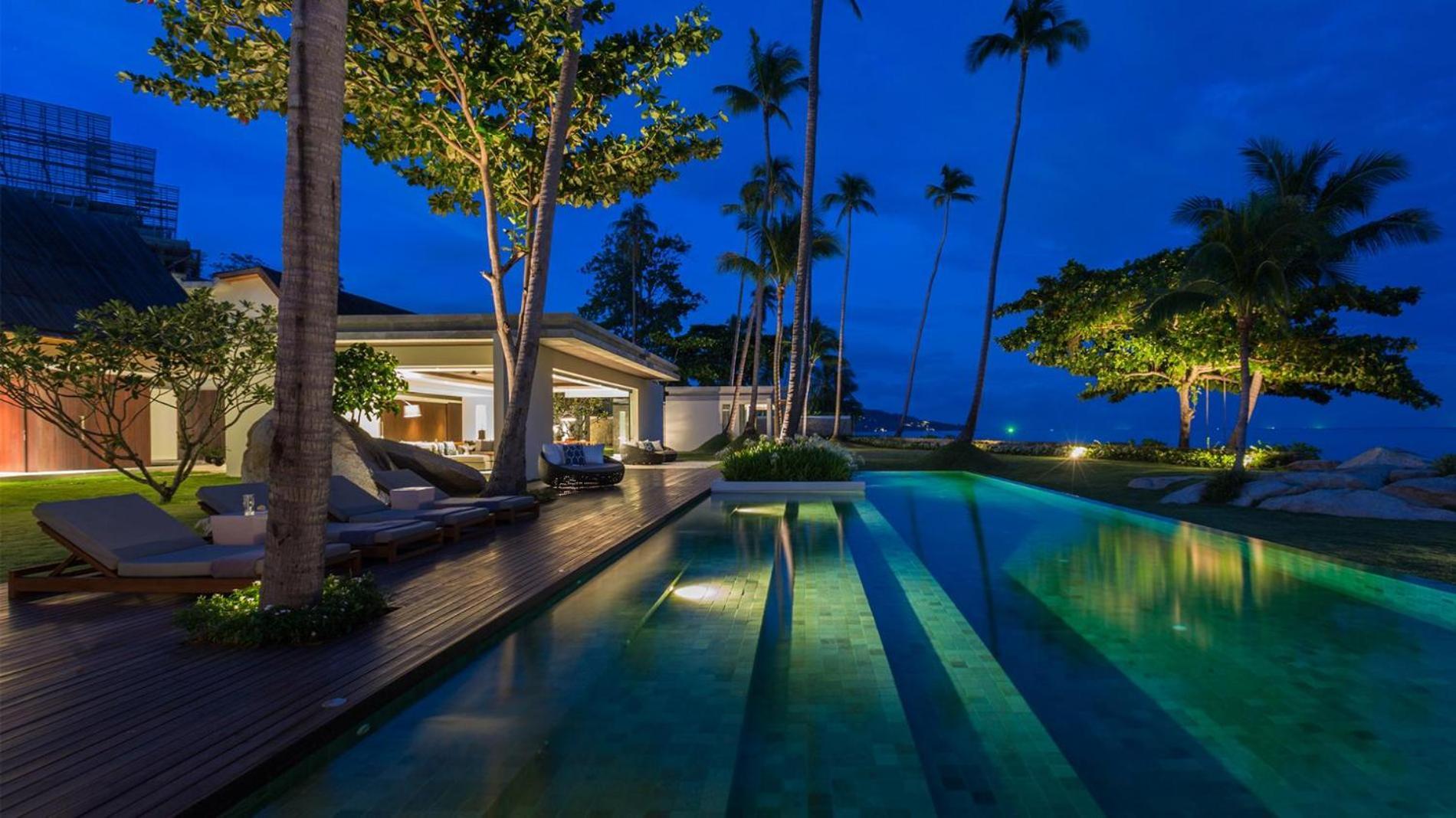 Fashionable Villa Malabar Beachfront 5 Bedrooms Plus 2 Kid'S Bedrooms Laem Sor Екстериор снимка