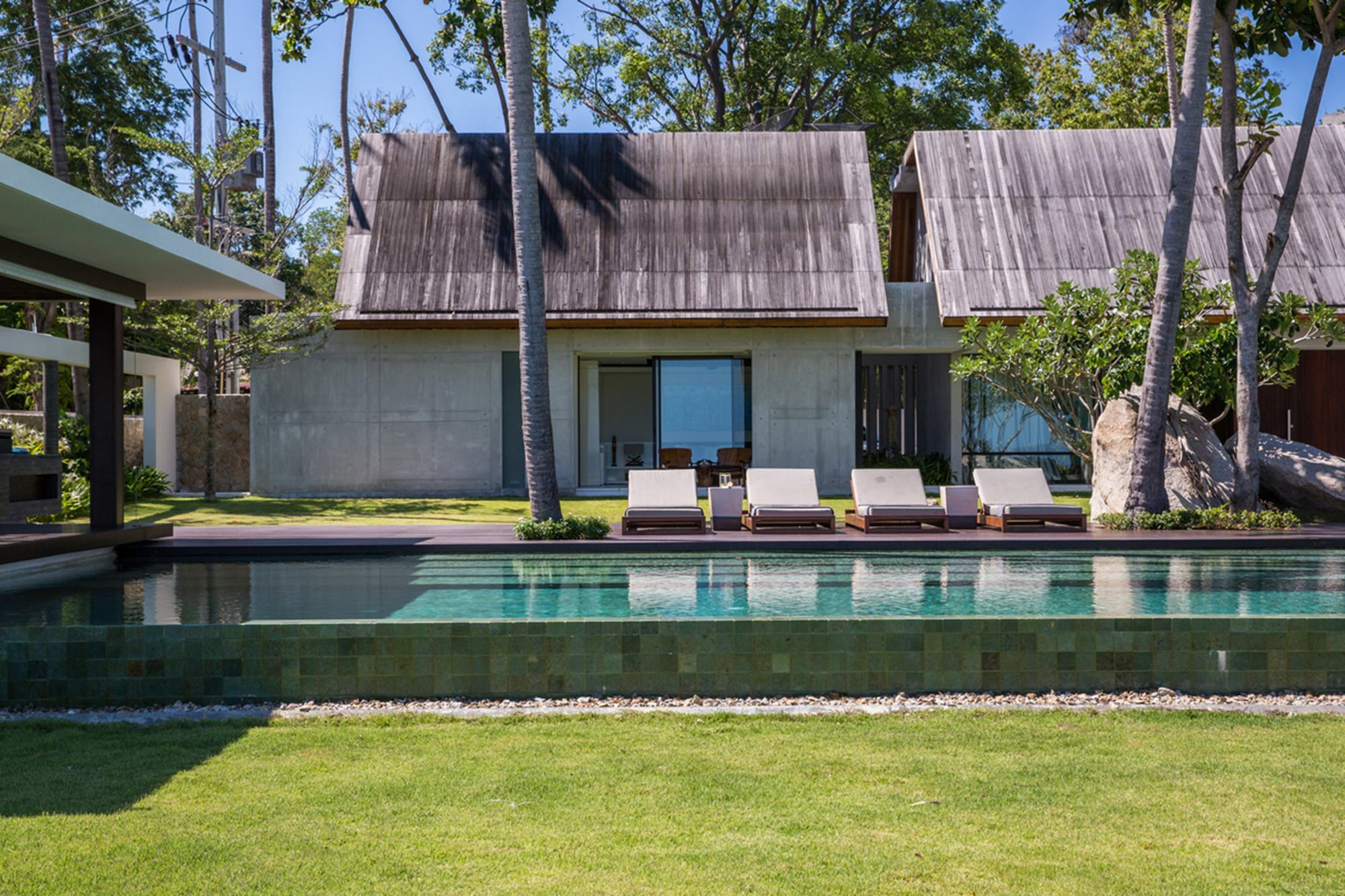 Fashionable Villa Malabar Beachfront 5 Bedrooms Plus 2 Kid'S Bedrooms Laem Sor Екстериор снимка