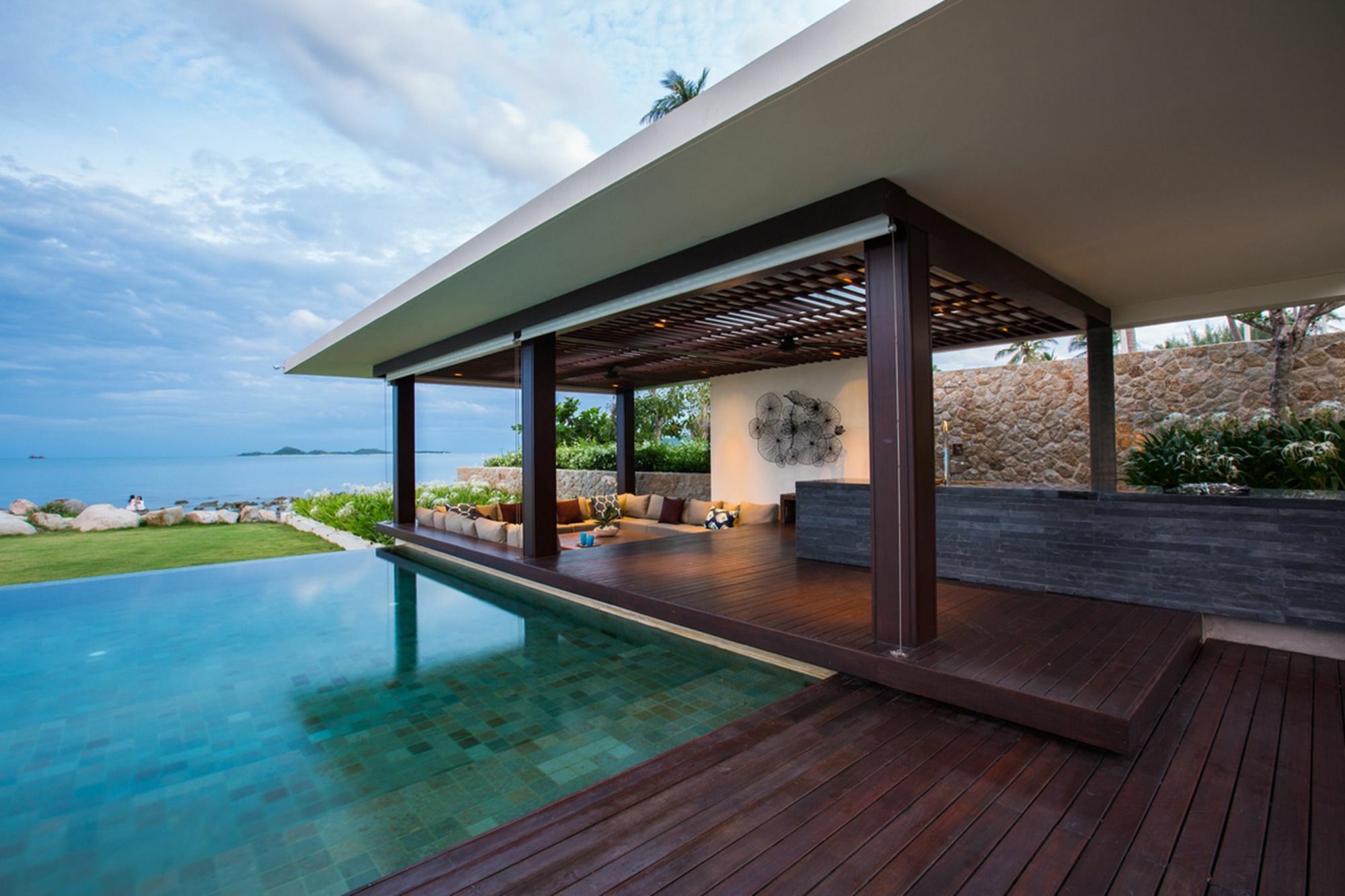 Fashionable Villa Malabar Beachfront 5 Bedrooms Plus 2 Kid'S Bedrooms Laem Sor Екстериор снимка