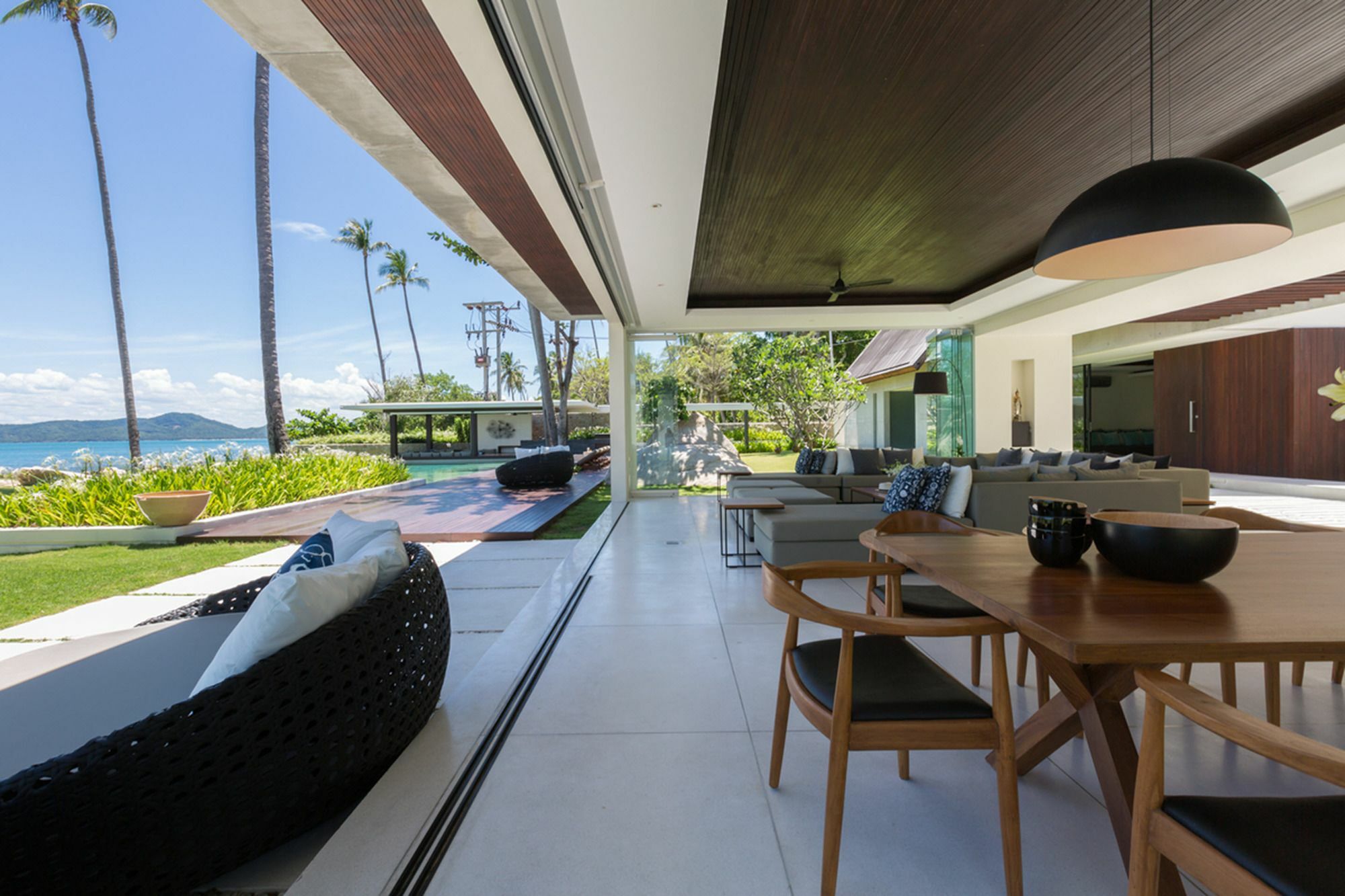 Fashionable Villa Malabar Beachfront 5 Bedrooms Plus 2 Kid'S Bedrooms Laem Sor Екстериор снимка